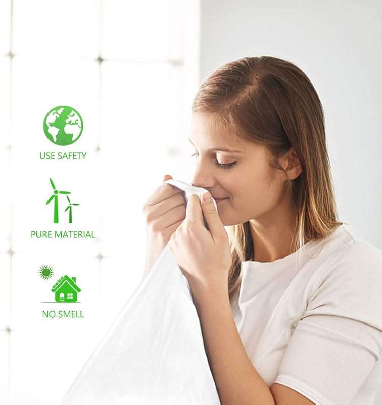 8 Gallon 330 Counts Unscented Medium Trash Bags,Fit 7,8,9,10 Gal Garbage Bags by Teivio, 30 Liter Thick Bathroom Can Bin Liners,Plastic Bags for Home Office Kitchen, Clear - Image 8