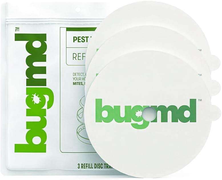 BugMD Flea Trap Refill Disc - Pest Trapper, Traps Pest Control Sticky Pad for Bugs Fleas Mosquitoes, No Harsh Chemicals, Family Pet and Friendly - Image 1