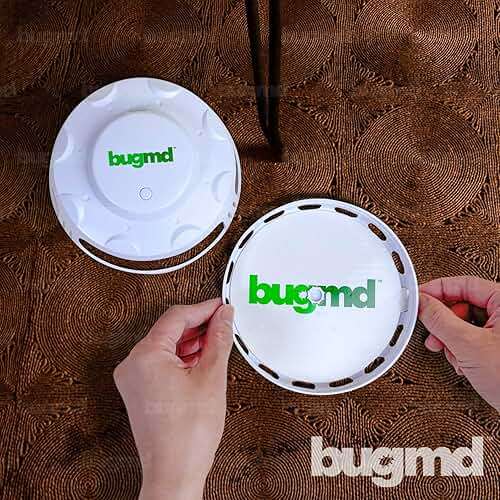 BugMD Flea Trap Refill Disc - Pest Trapper, Traps Pest Control Sticky Pad for Bugs Fleas Mosquitoes, No Harsh Chemicals, Family Pet and Friendly - Image 2