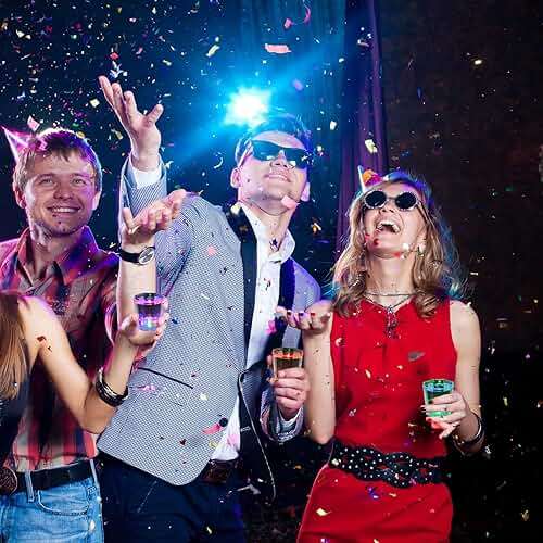 JTWKING Light Up Shot Glasses Set of 24 Party Favors Adults Shot Cups for Party LED Flash Light Up Drinking Glasses Glow in the Dark Shot Glasses for Birthday Valentine Day Weddings Festivals etc - Image 7