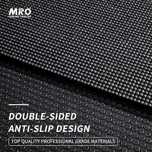 MRO Extra Large Yoga Mat, 12'x6'/9'x6'/7'x5'/6'x4' (9MM) Extra Wide and Thick Exercise Mats for Home Gym Workout, Non-Slip, Soft for Women and Men Fitness, Ideal for Barefoot Yoga, Pilates, stretching - Image 6