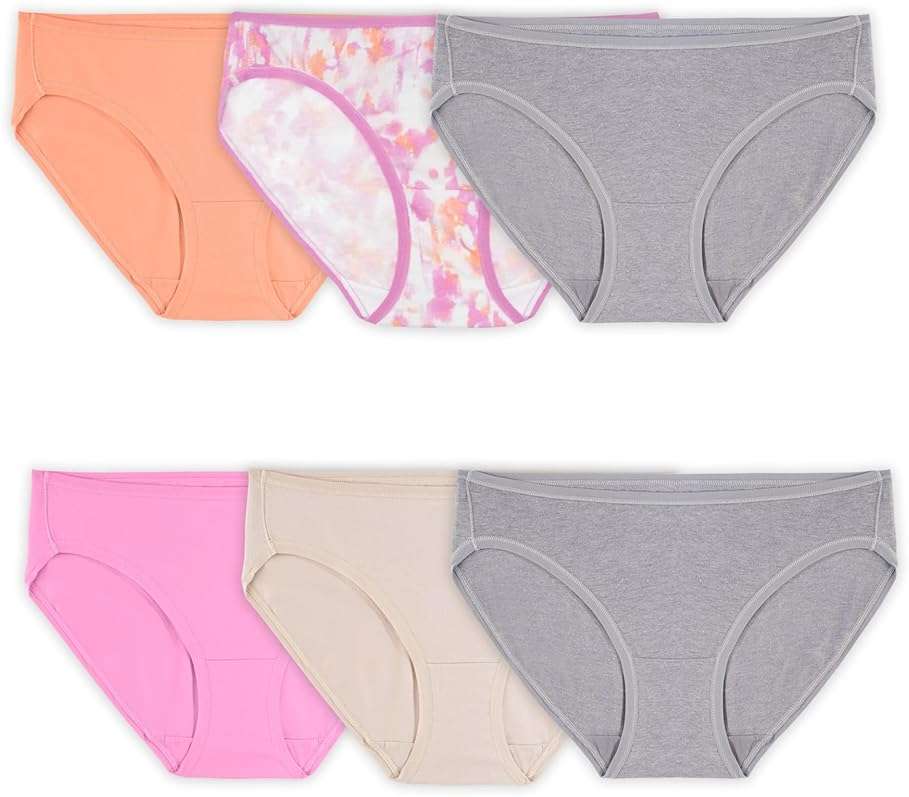 Fruit of the Loom Women's 360° Stretch Underwear, High Performance Stretch for Effortless Comfort, Available in Plus Size - Image 1