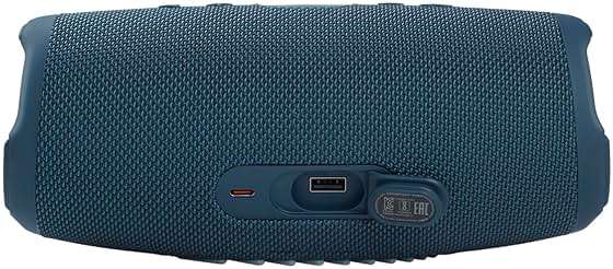 JBL CHARGE 5 - Portable Waterproof (IP67) Bluetooth Speaker with Powerbank USB Charge out, 20 hours playtime, JBL Partyboost (Blue) - Image 4