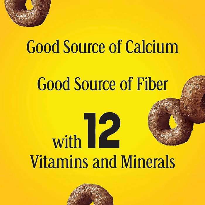 Chocolate Cheerios, Heart Healthy Gluten Free Breakfast Cereal, Made with Whole Grain Oats, Family Size, 19.2 oz - Image 7