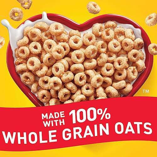 Apple Cinnamon Cheerios, Heart Healthy Gluten Free Cereal, Made with Whole Grain Oats, Family Size, 19 oz - Image 4