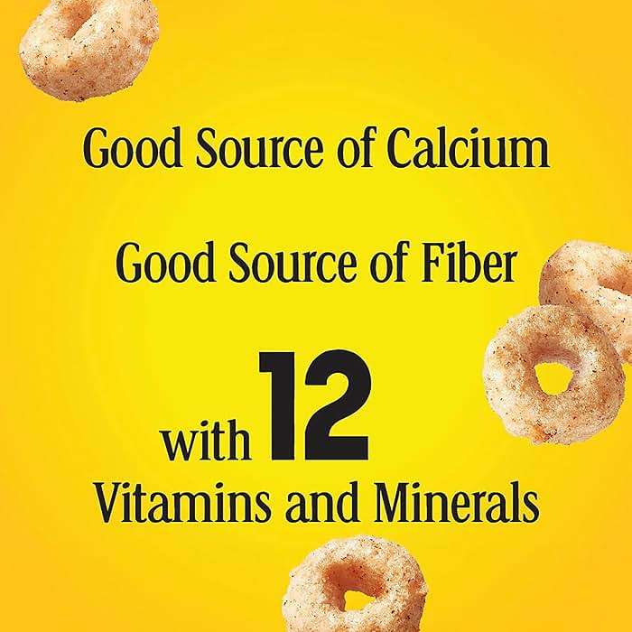 Apple Cinnamon Cheerios, Heart Healthy Gluten Free Cereal, Made with Whole Grain Oats, Family Size, 19 oz - Image 7