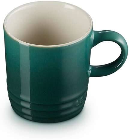 Le Creuset Petite Stoneware Espresso Mug, 3 oz., Artichaut - Image 1