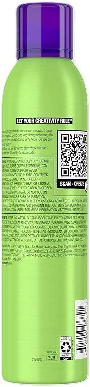 Bed Head by TIGI Foxy Curls Extreme Curl Mousse, Curl-Defining and Anti-Frizz Styling Mousse for Strong Hold, 8.4 oz - Image 2
