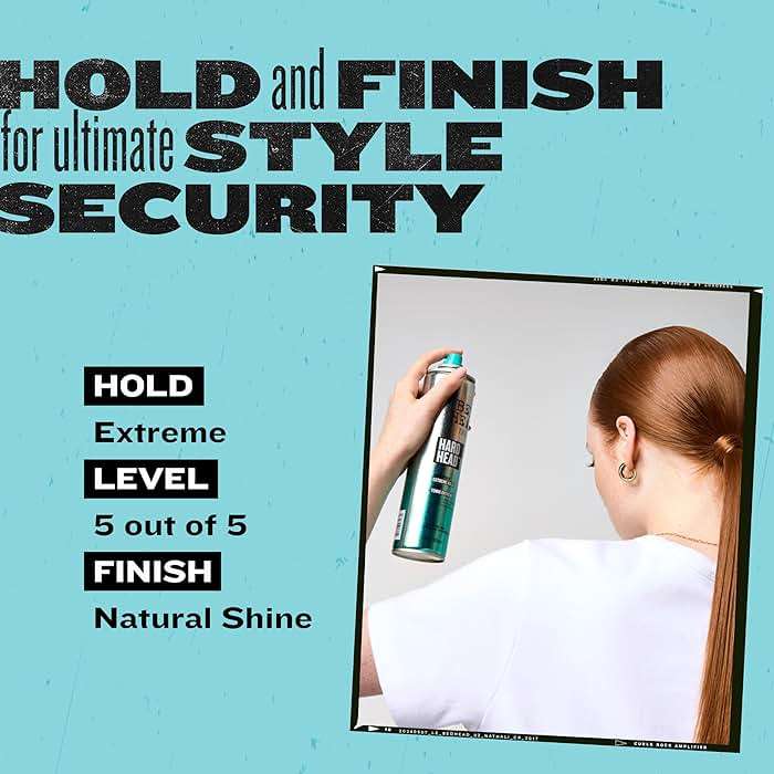 TIGI Bed Head Hard Head Hair Spray – Extra Strong Hold for All Day Style and All Hair Types, 11.7 oz - Image 6