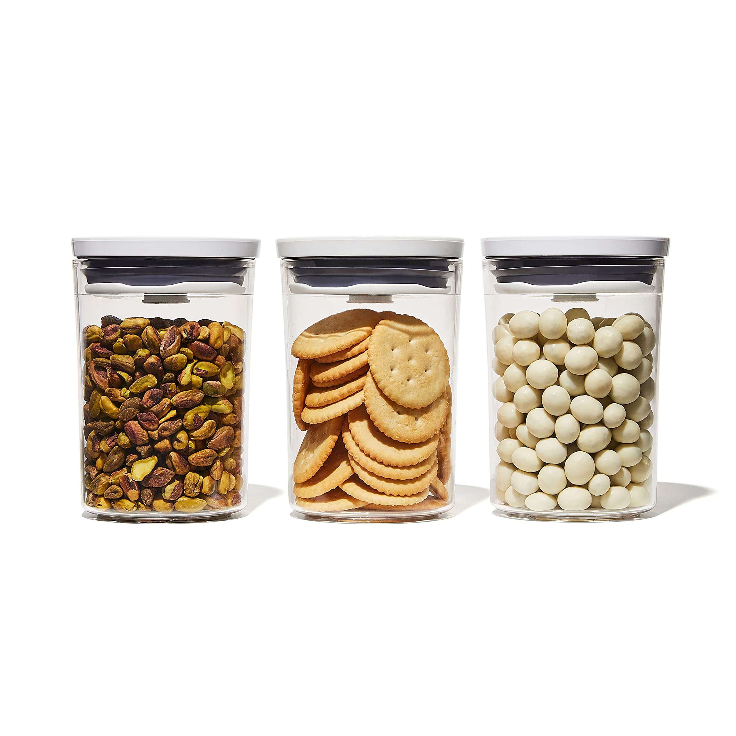 OXO Good Grips Round 3-Piece Mini Round POP Canister Set - Image 1