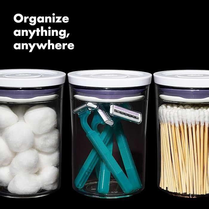 OXO Good Grips Round 3-Piece Mini Round POP Canister Set - Image 3