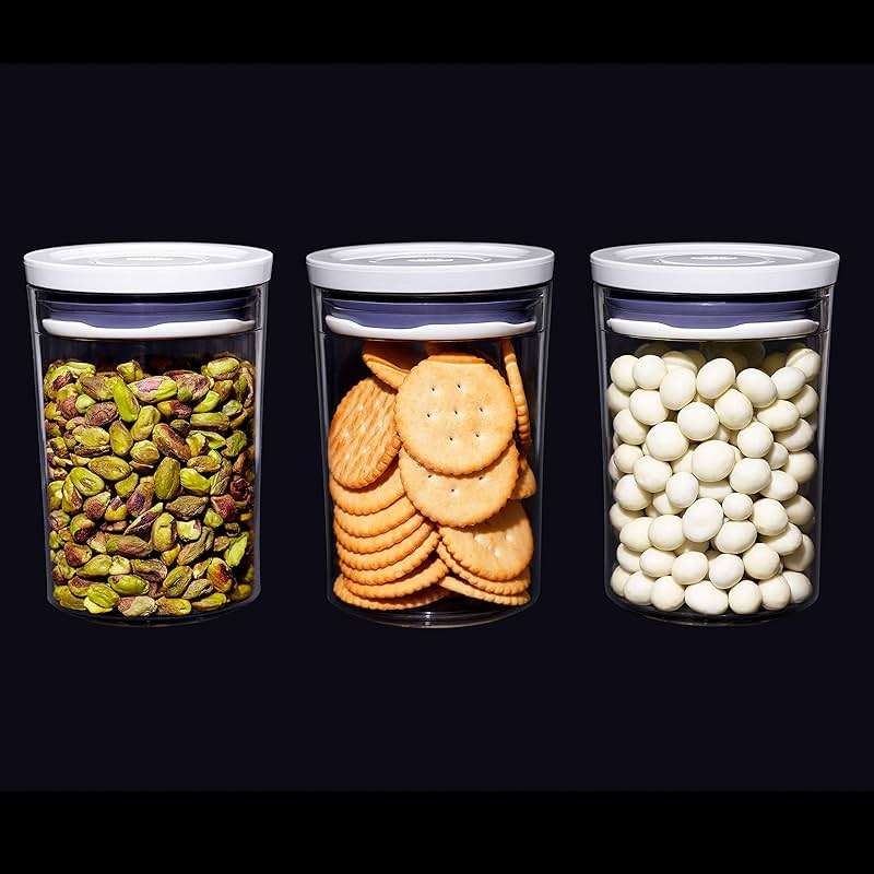OXO Good Grips Round 3-Piece Mini Round POP Canister Set - Image 7