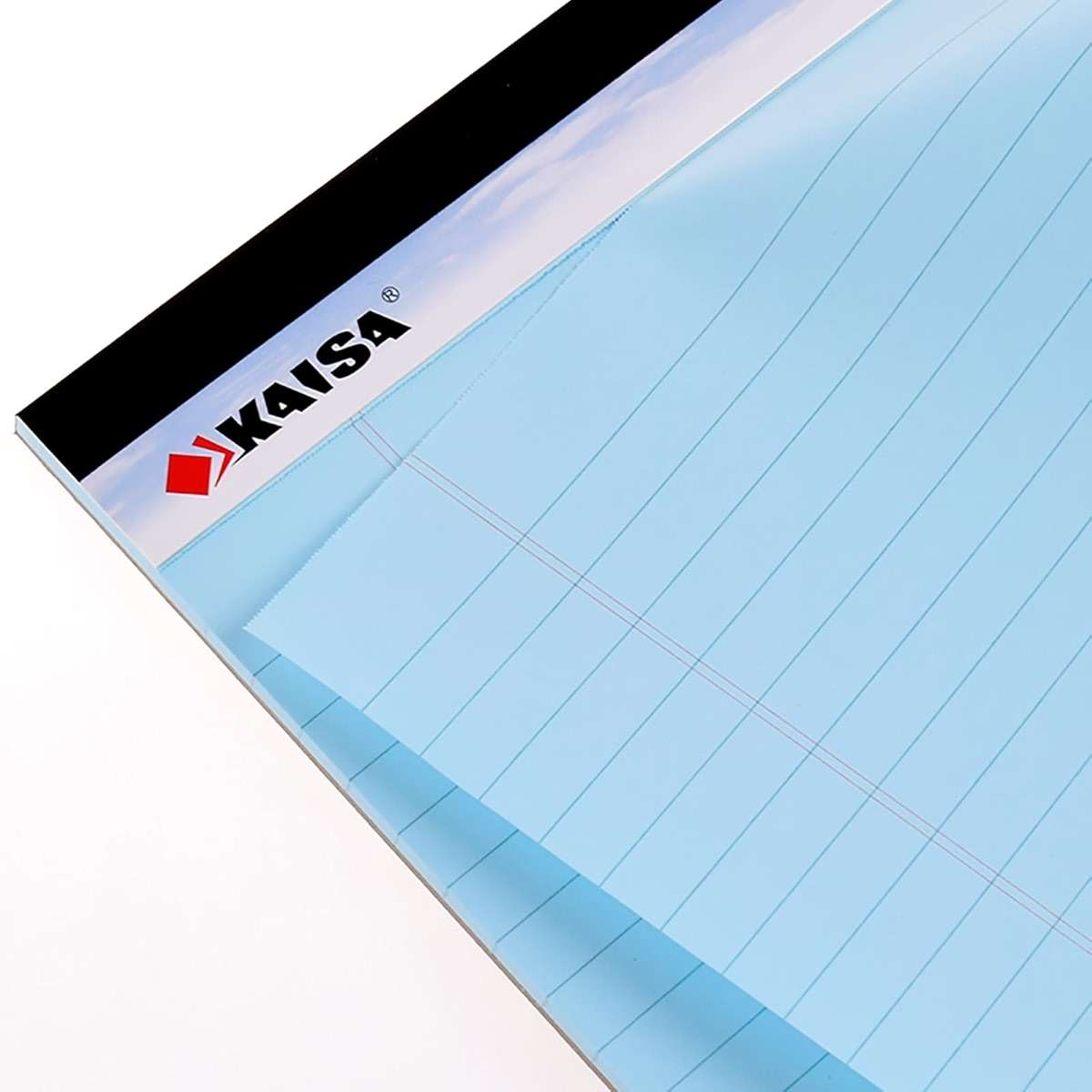 KAISA note pads Colored Legal Pad Writing Pads 8.5x11 inch, Wide Ruled, 40 Sheets/Pad, 20lb Colored Paper, Perforated Writing Pad with Sturdy Back (4 Pads), KSU-5972 - Image 4