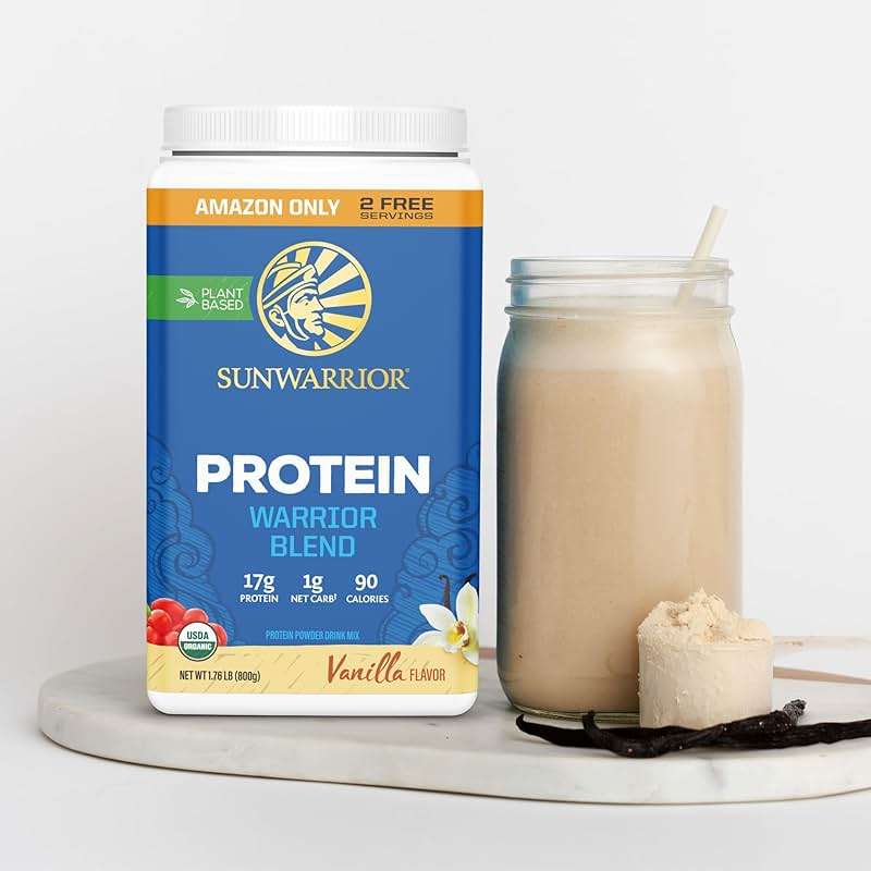 Organic Plant Based Protein Powder | Vegan Organic Protein Powder Vanilla Flavored with BCAA Amino Acids & Hemp Seed Pea Blend | Non-GMO Soy Dairy Filler & Gluten Free (Vanilla, 32 Servings) - Image 6