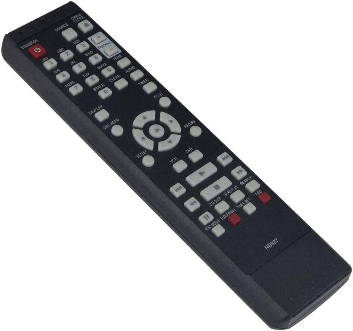 New NB887 NB887UD Remote Control for Magnavox DVD/VCR Combo ZV427MG9A ZV427MG9 RZV427MG9A RZV427MG9 - Image 3