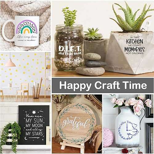 HTVRONT White Permanent Vinyl, 12" x 14 FT Glossy White Adhesive White Vinyl Roll Compatible with Cricut Cutting Machine, Silhouette, Cameo Cutters, Signs, Scrapbooking, Craft, Die Cutters - Image 3