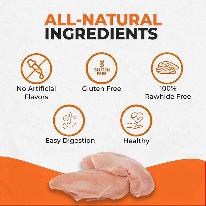 Canine Naturals Chicken Recipe Chew - Rawhide Free Dog Treats - Made From USA Raised Chicken - All-Natural and Easily Digestible - 40 Pack of 5 Inch Stick Chews - Image 4