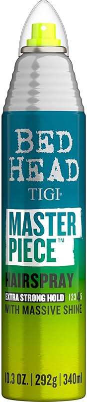 TIGI Bed Head Frizz Control Hair Spray, Masterpiece Extra Hold Hair Care Spray for Shiny and Glossy Hair, 10.3 oz - Image 1