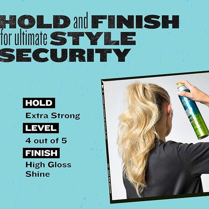 TIGI Bed Head Frizz Control Hair Spray, Masterpiece Extra Hold Hair Care Spray for Shiny and Glossy Hair, 10.3 oz - Image 7