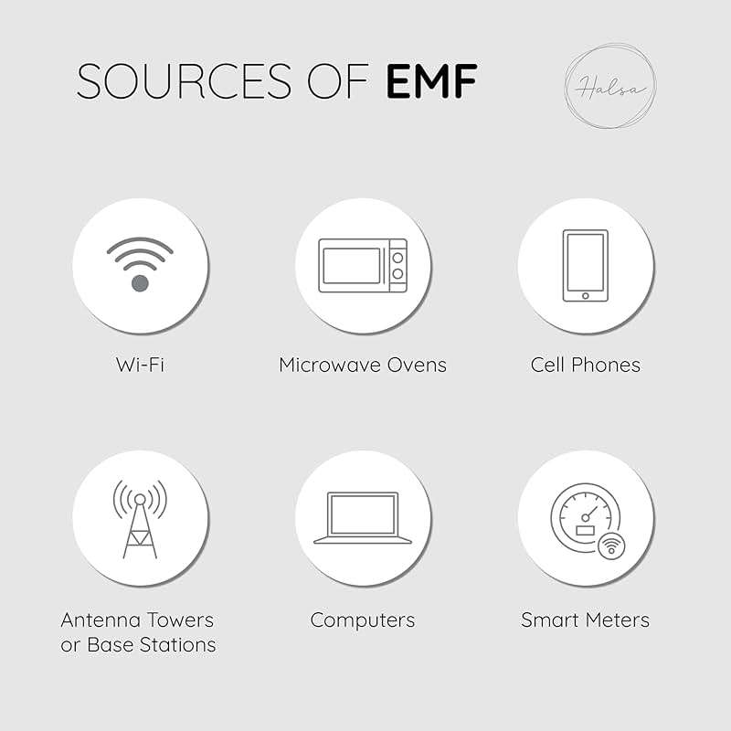 Halsa EMF Shield Sleeve for Cell Phone - Signal Blocking Anti-EMP Pouch - Smartphone Protection Case Against Radiation, EMF, 5G, RFID - Grey - 4x8 Inch Fits Most Phones - Image 4