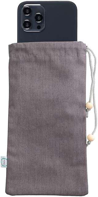 Halsa EMF Shield Sleeve for Cell Phone - Signal Blocking Anti-EMP Pouch - Smartphone Protection Case Against Radiation, EMF, 5G, RFID - Grey - 4x8 Inch Fits Most Phones - Image 8