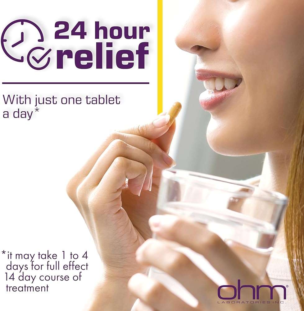 Ohm Esomeprazole Magnesium Delayed Release Capsules 20mg - Frequent Heartburn & Acid Reflux Relief, 24 Hour Chest & Stomach Acid Reducer (6 Weeks of Supply, 42, Count) - Image 4