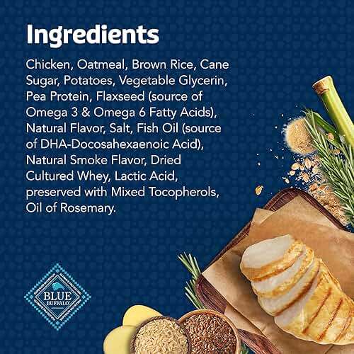 Blue Buffalo Bits Soft Dog Treats for Training, Made with Natural Ingredients & Enhanced with DHA, Chicken Recipe, 19-oz Bag - Image 5