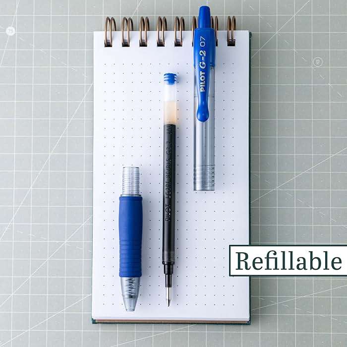 Pilot G2 Pens, Premium Refillable And Retractable Gel Ink Pens Fine Point (0.7mm), 8 Colors, 8 Count - Image 3