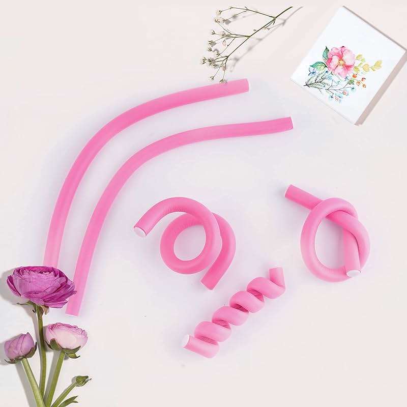 30PCS 9.45" Flexi Rods Curlers Set for Short and Long Hair, No Heat Foam Rollers with Steel Comb Buytta - Image 2