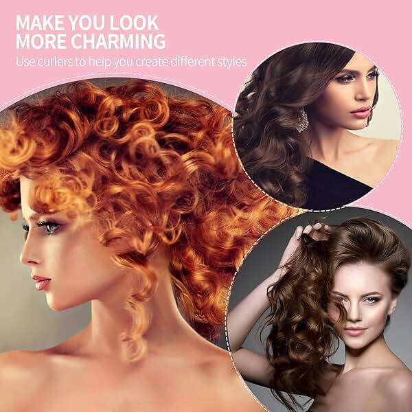 30PCS 9.45" Flexi Rods Curlers Set for Short and Long Hair, No Heat Foam Rollers with Steel Comb Buytta - Image 6