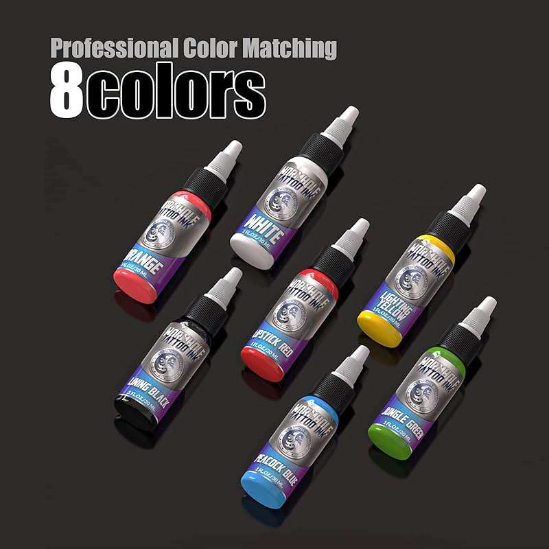 Tattoo Gun Kit Cartridge Tattoo Machine Kit Tattoo Kit Tattoo Pen for Beginners Rotary Tattoo Pen Type Machine Complete Tattoo Supplies WTK070 - Image 9