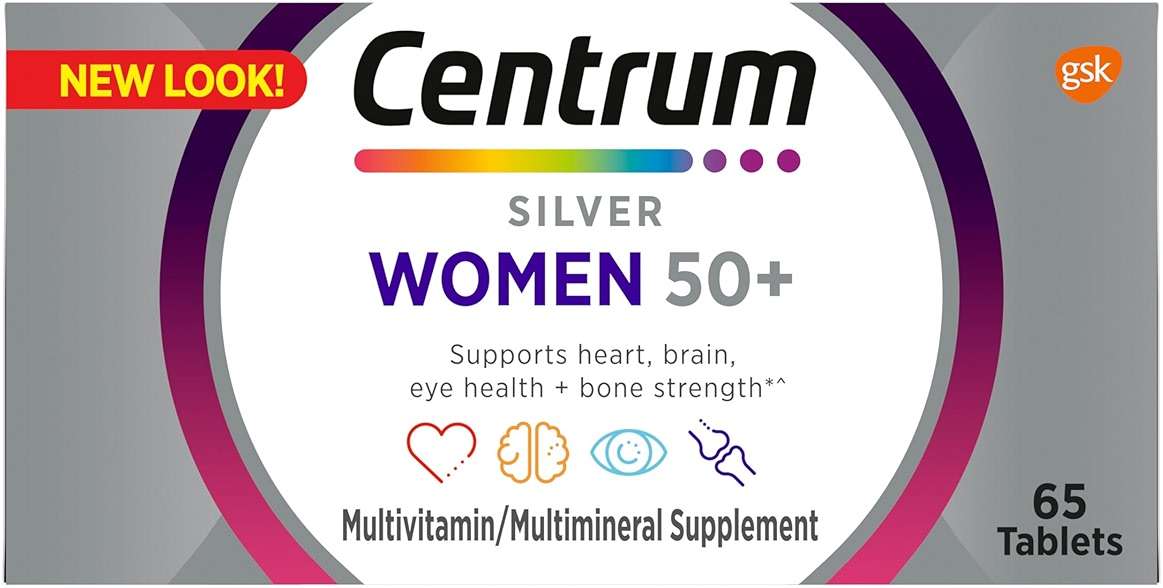 Centrum Silver Women's Multivitamin for Women 50 Plus, Multivitamin/Multimineral Supplement with Vitamin D3, B Vitamins, Non-GMO Ingredients, Supports memory and cognition in older adults - 65 Ct - Image 12