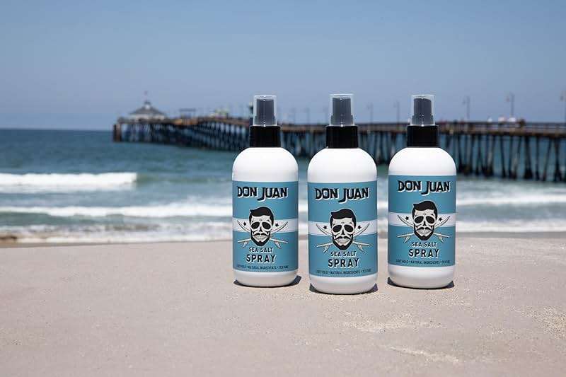 Don Juan Sea Salt Hair Styling Spray | Light Hold | Adds Volume and Texture To Hair | Natural Ingredients | Surf Wax Scent, 8 fl oz - Image 4