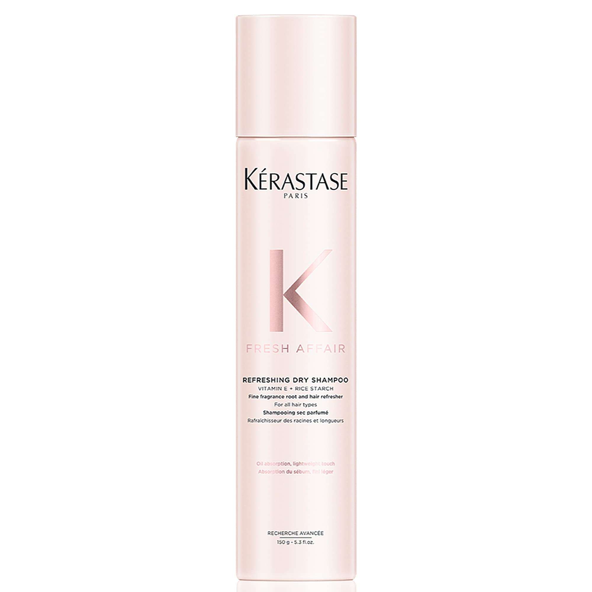 Kerastase Fresh Affair Dry Shampoo For All Hair Types - Instantly Absorbs Excess Oil on Scalp and Hair With Fine Fragrance and a Lightweight Formula, Silicone-Free - Image 1