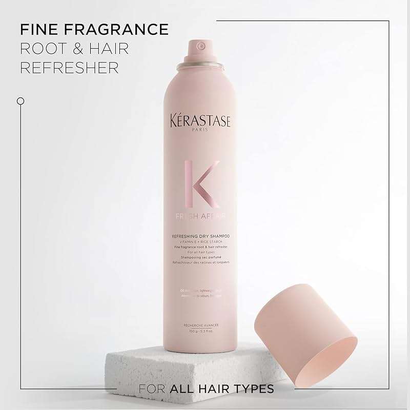 Kerastase Fresh Affair Dry Shampoo For All Hair Types - Instantly Absorbs Excess Oil on Scalp and Hair With Fine Fragrance and a Lightweight Formula, Silicone-Free - Image 2