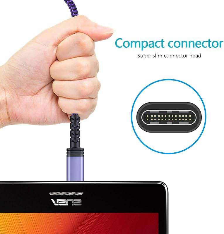 C Charger Cable Fast Charging Phone Android Power Cord 4 Compatible for Samsung Galaxy S24+ S23 Ultra S22 Plus Note 21/20 Ultra, S21+/S20 Plus/S21 S20 FE/S10 Plus/S9 A11/A21/A51/A71 Google 5 4A XL 7 - Image 2
