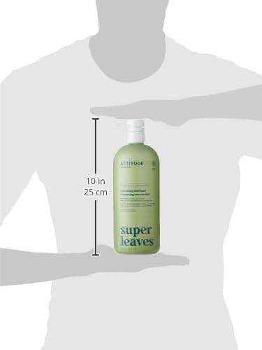 ATTITUDE Nourishing Hair Shampoo, EWG Verified, For Dry and Damaged Hair, Naturally Derived Ingredients, Vegan and Plant Based, Grapeseed Oil and Olive Leaves, 32 Fl Oz - Image 7