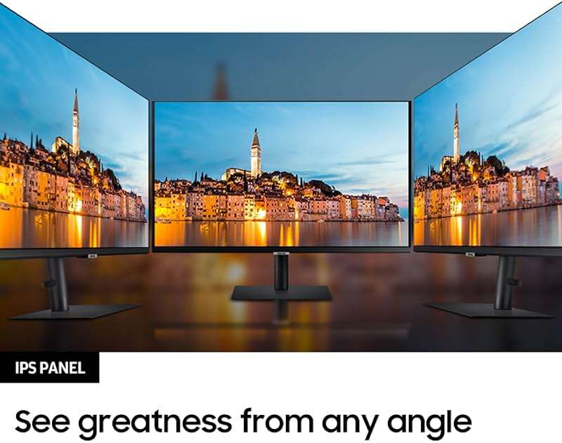 Samsung 27” S80UA 4K UHD IPS HDR10 High Resolution Monitor, USB-C, Eye Saver Mode, Eco Saving Plus, LS27A804UJNXGO, 2025, 3 Year Warranty - Image 4