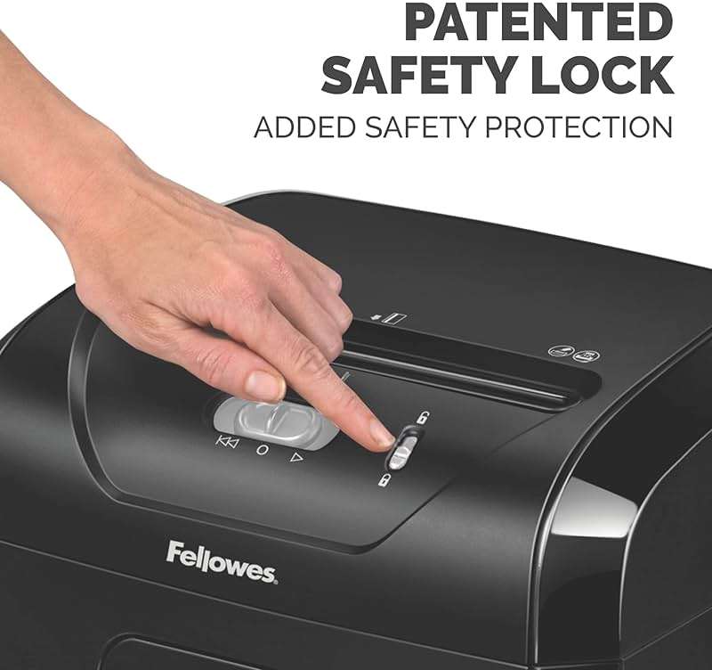 Fellowes 14C10 14-Sheet Cross-Cut Home Office Paper Shredder - Image 3