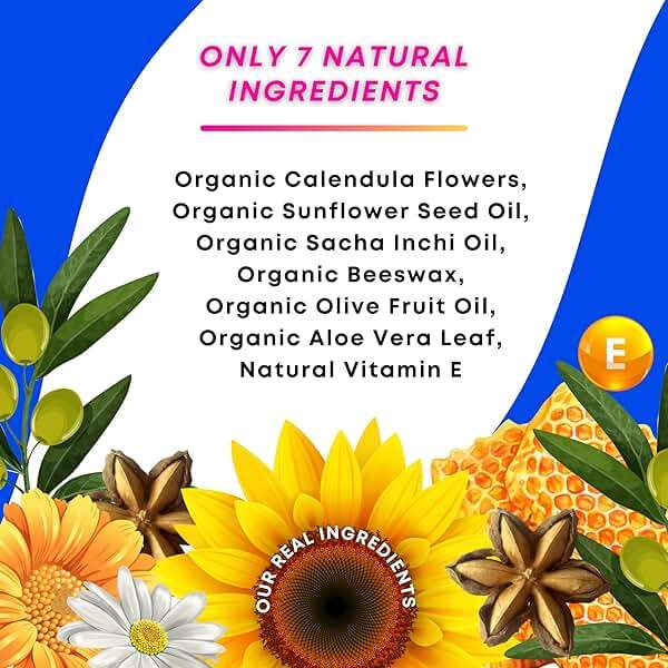 Peruvian Gold | All Purpose Healing Balm | Scars, Eczema, Facial Moisturizer Cream, Dry Skin, Hair, Sun Burns | All Organic Fair Trade Ingredients (2 Fl Oz) 2 Ounces Sustainably sourced ingredients - Image 5