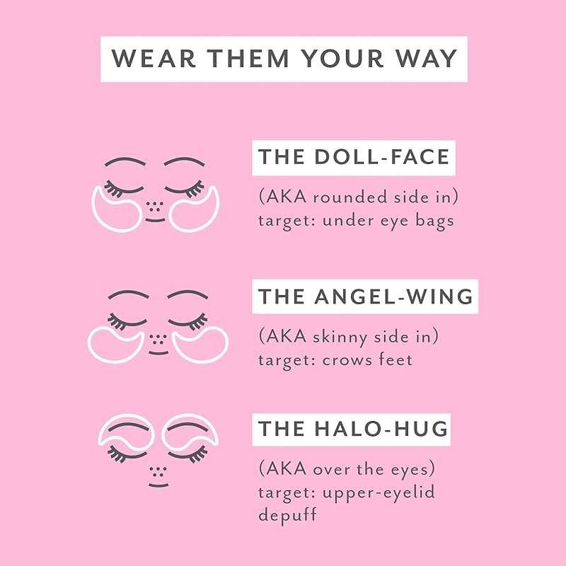 Patchology Serve Chilled Rosé Hydrating Under Eye Patches – Hyaluronic Acid & Antioxidant-Infused Eye Masks to Reduce Dark Circles, Puffiness & Fine Lines - Ideal Skincare Essentials (5 Pairs) - Image 6