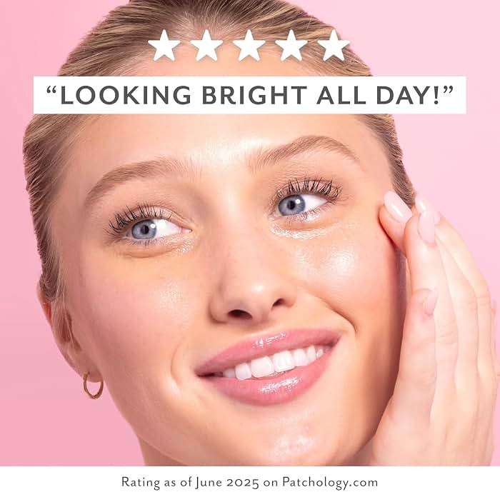 Patchology Serve Chilled Rosé Hydrating Under Eye Patches – Hyaluronic Acid & Antioxidant-Infused Eye Masks to Reduce Dark Circles, Puffiness & Fine Lines - Ideal Skincare Essentials (5 Pairs) - Image 7