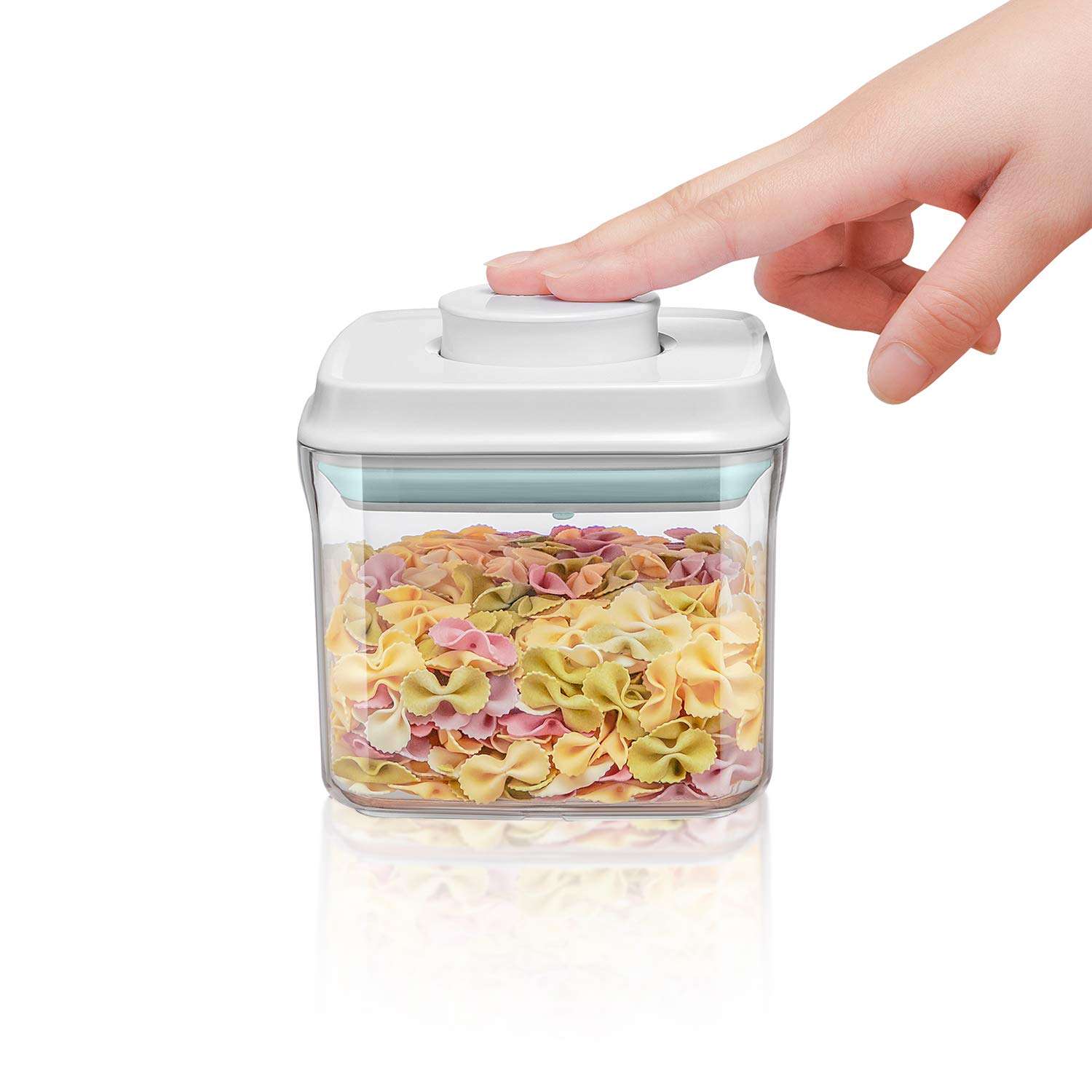 Bop Top Airtight Food Storage Containers with Lid 2 Cups / 16 oz | Kitchen Canister Sets | Air Tight Pantry Container | Pop Top Dry Food Storage Containers for Snacks, Sugar, Flour, Baking, Pasta - Image 1