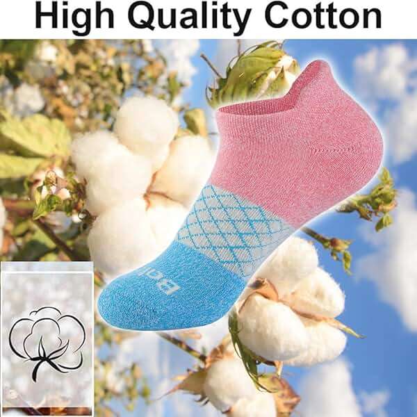 bataidis Women's Casual Ankle Socks Low Cut Athletic Socks 6 pairs - Image 4