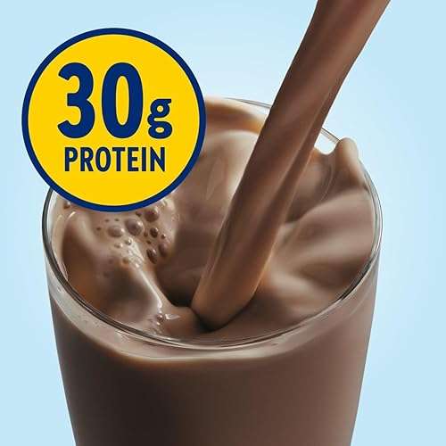 Glucerna Protein Smart Diabetes Care Shake, Chocolate, Diabetic Meal Replacement to Support Blood Sugar Management, 30g Protein, 150 Calories, Ready to Drink, 11-fl-oz Bottle, 12 Pack - Image 3