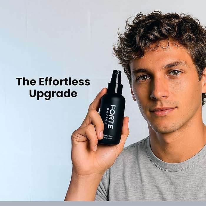 Alex Costa Sea-Salt Spray by Forte Series | Hair Volume for Men | Volumizing & Texturizing for Hair | Beachy Surfer Hair, Volume Hairspray for All Hair Types, (4 oz) - Image 8