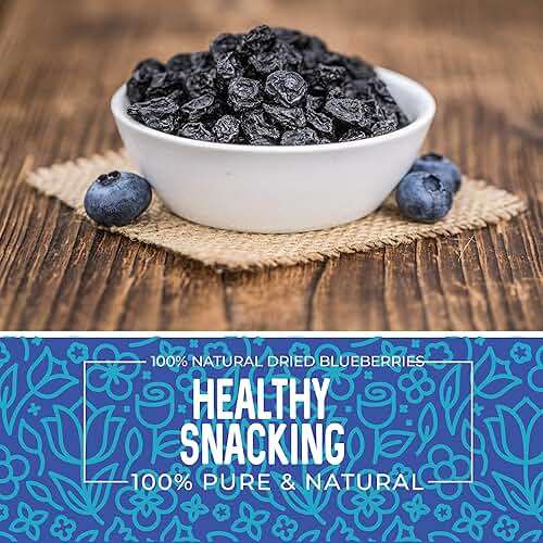 Herbaila Whole Dried Blueberries, No Sugar Added, Bulk, Dehydrated, Dried Unsweetened Blueberries, All Natural, Non-GMO, 1 Pound. - 16 oz. - Image 4