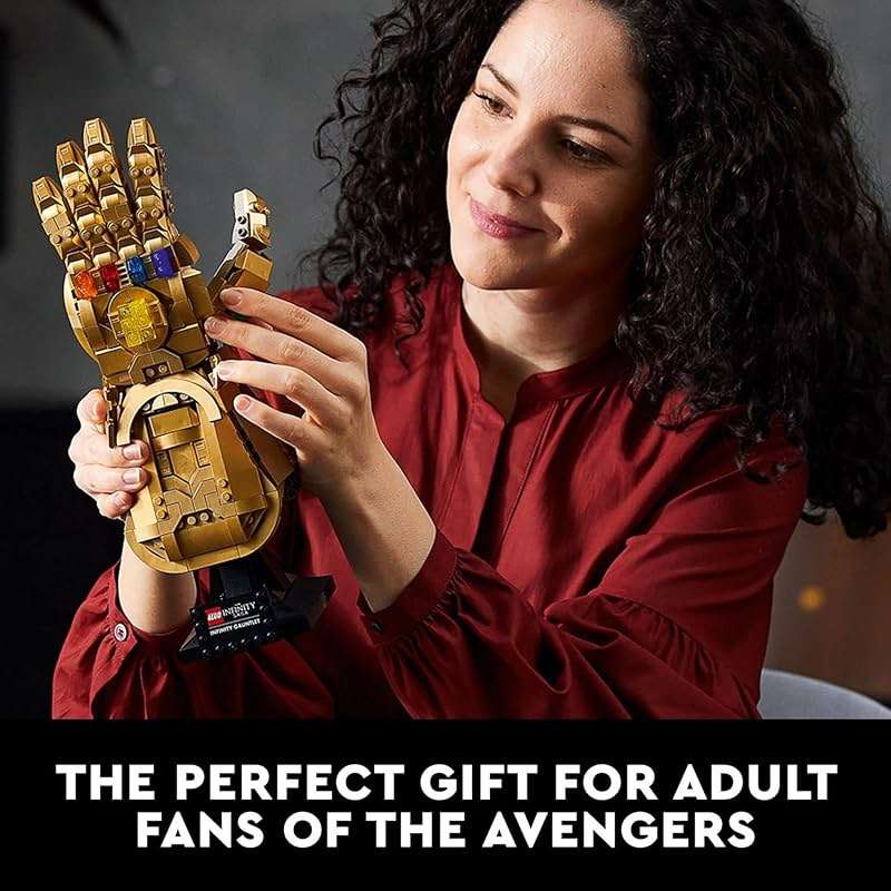LEGO Marvel Infinity Gauntlet Set 76191 Collectible Thanos Glove with Infinity Stones, Building Set, Avengers Gift Idea for Adults and Teens, Model Kits for Decoration and Display - Image 3