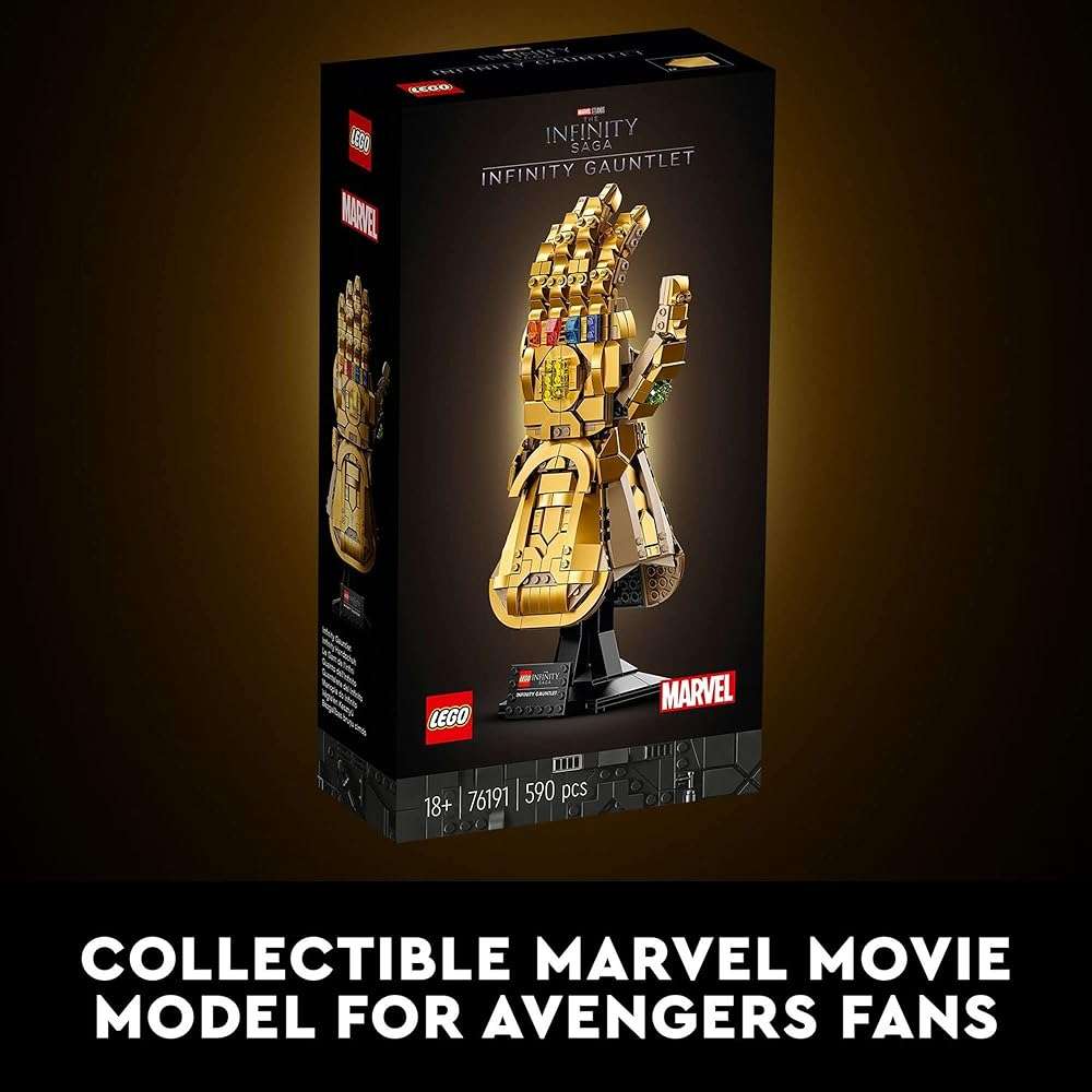 LEGO Marvel Infinity Gauntlet Set 76191 Collectible Thanos Glove with Infinity Stones, Building Set, Avengers Gift Idea for Adults and Teens, Model Kits for Decoration and Display - Image 7