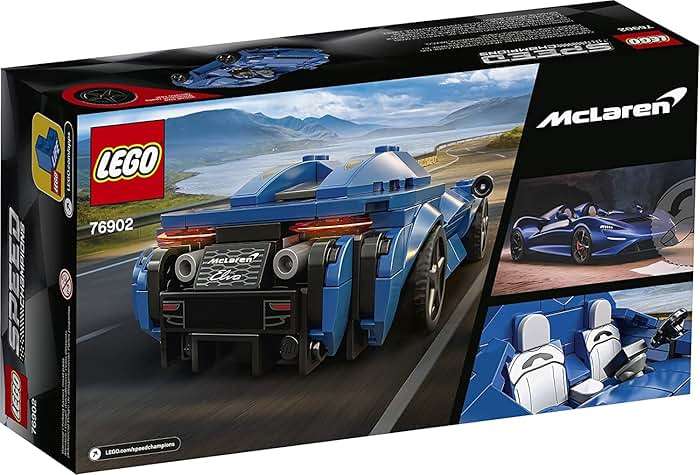 LEGO Speed Champions McLaren Elva 76902 Building Kit; Top Toy Car; Cool Toy for Kids; New 2021 (263 Pieces) - Image 4